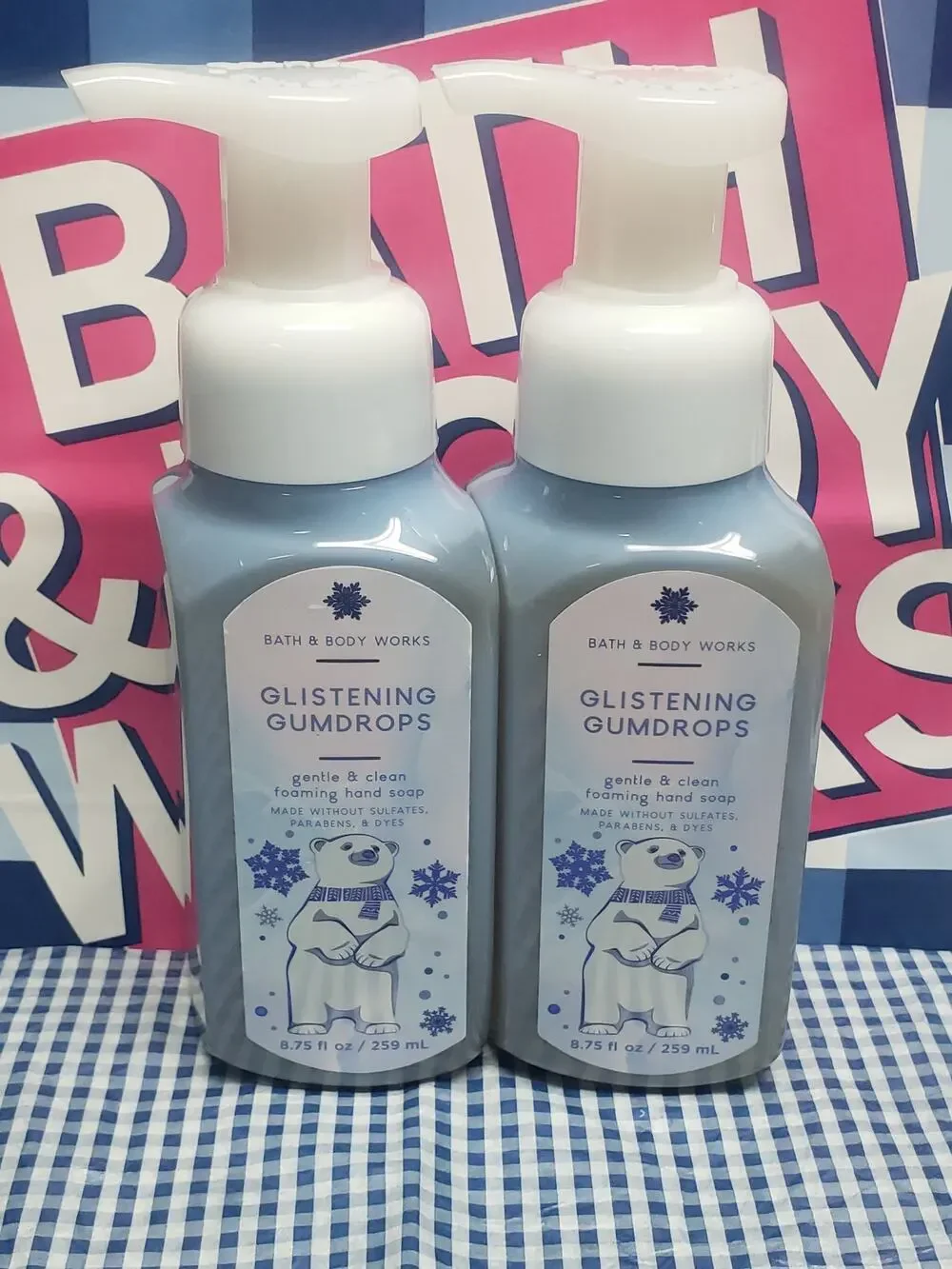 BBW Glistening Gumdrops Gentle Foaming Hand Soap 2 Pack